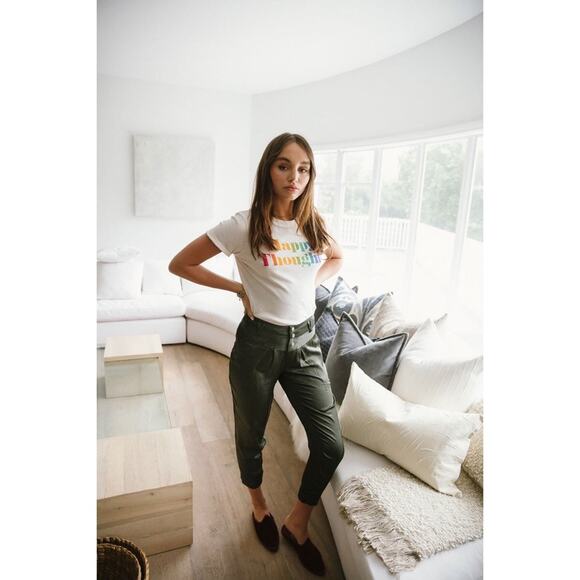 Chaser Happy Thoughts Tee rainbow off-white ivory - Picture 2 of 8